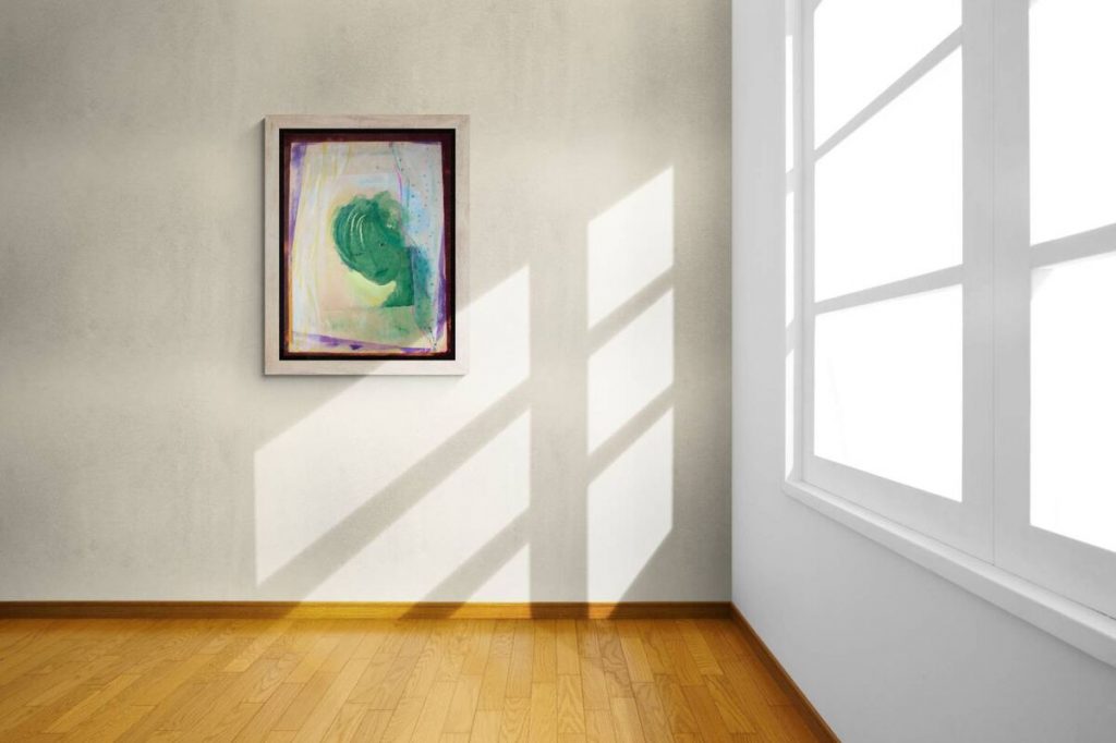 Stille Räume 8 Gemälde "Einblick" von Birgit Hermelig