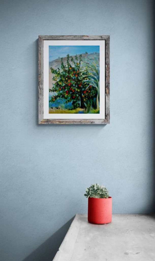 Gemälde "Kakhi Baum"