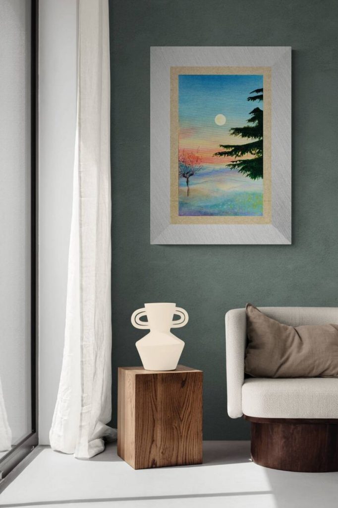 Gemälde "Casamanno", Öl auf Leinwand, Größe 30x40 cm